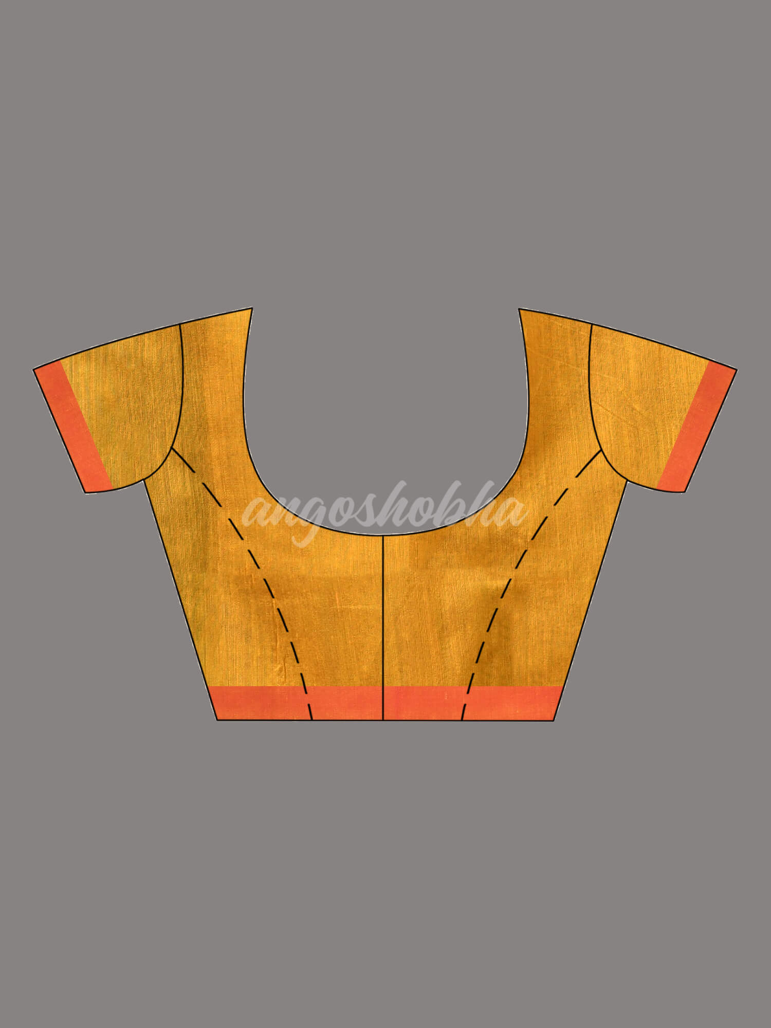 Black Cotton Blend All Body Motive With Yellow Pallu Handloom Saree