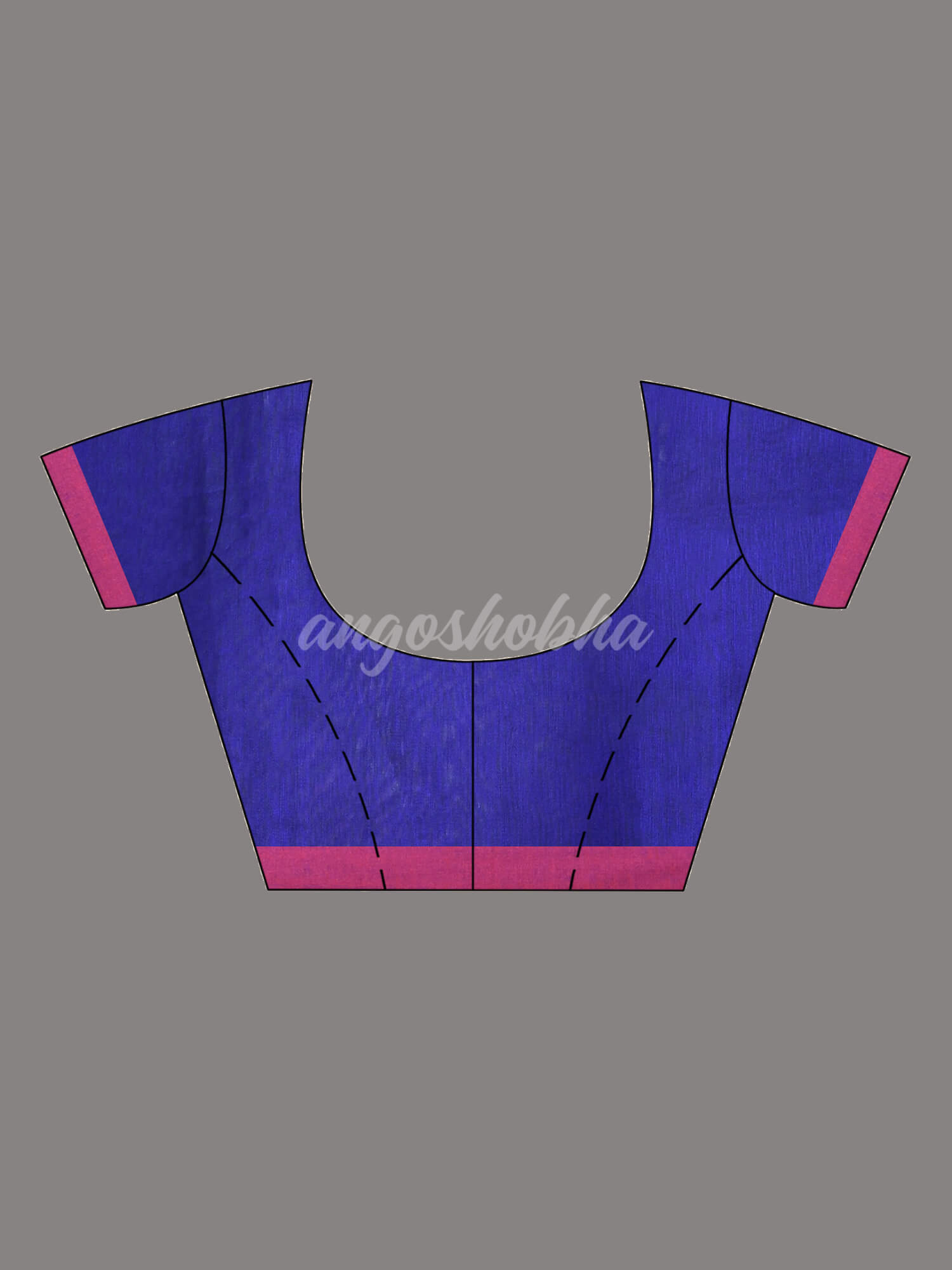 Green Cotton Blend All Body Motive With Blue Pallu Handloom Saree