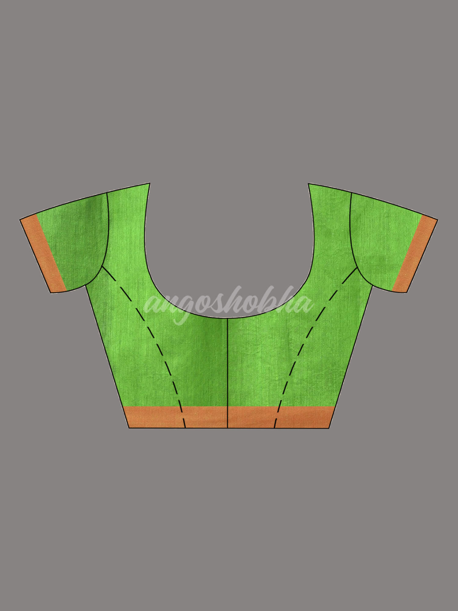 Blue Cotton Blend All Body Motive With Green Pallu Handloom Saree