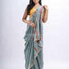 Pool cotton temple broder handwoven jamdani saree