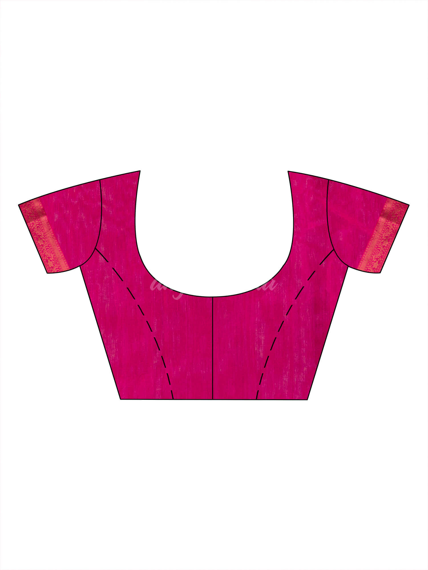 Purple art silk Muslin Jacquard Jamdani Saree