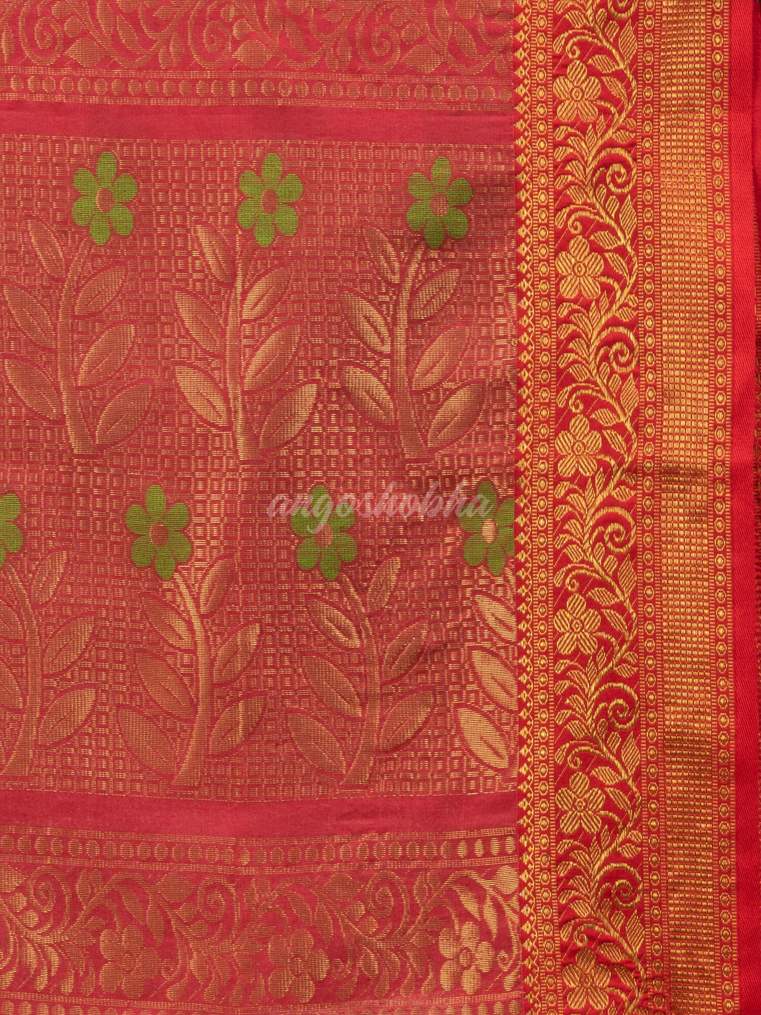 White art silk Muslin Jacquard Jamdani saree