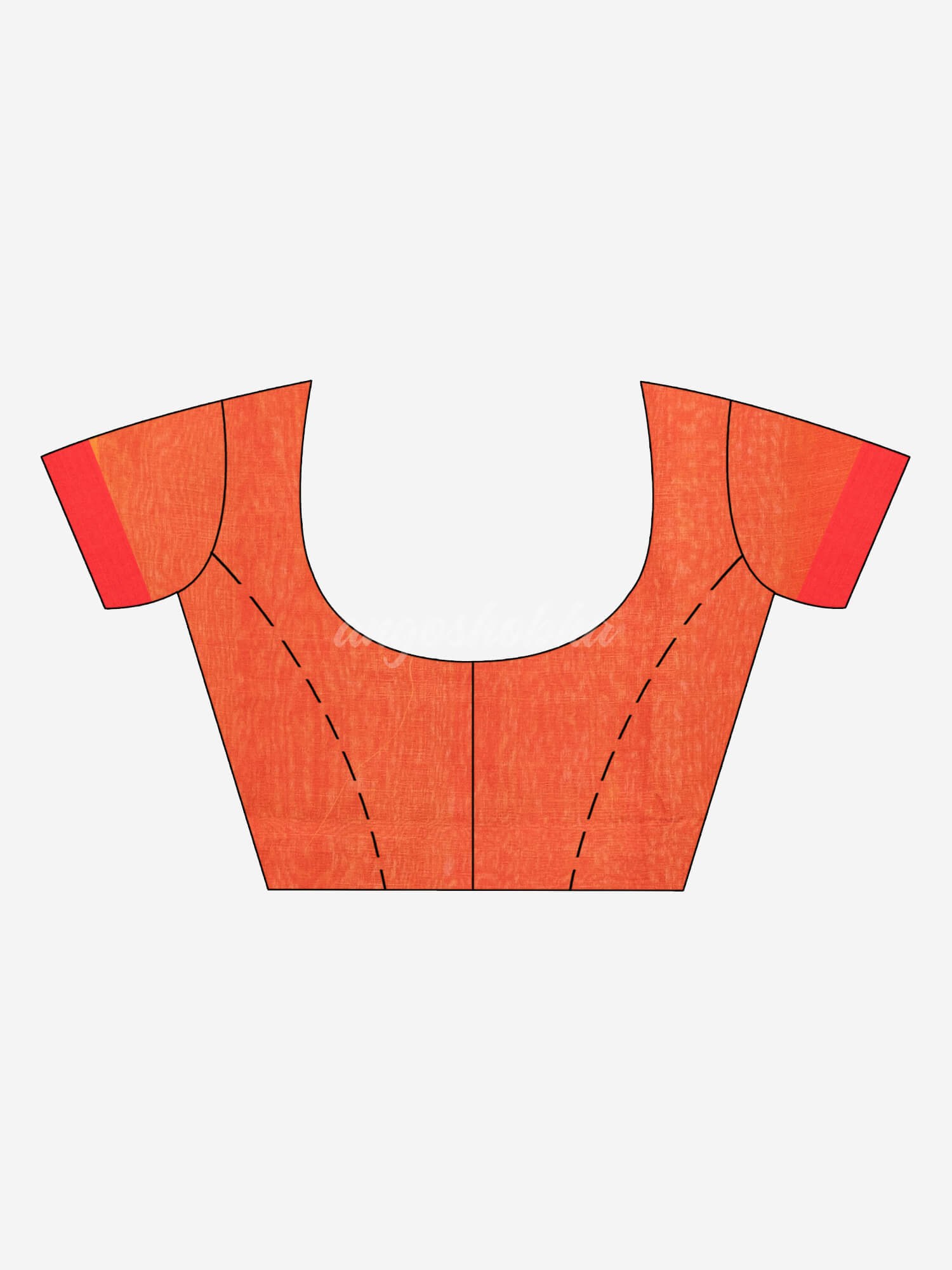 yellow cotton blend all body motive with red pallu jamdani saree