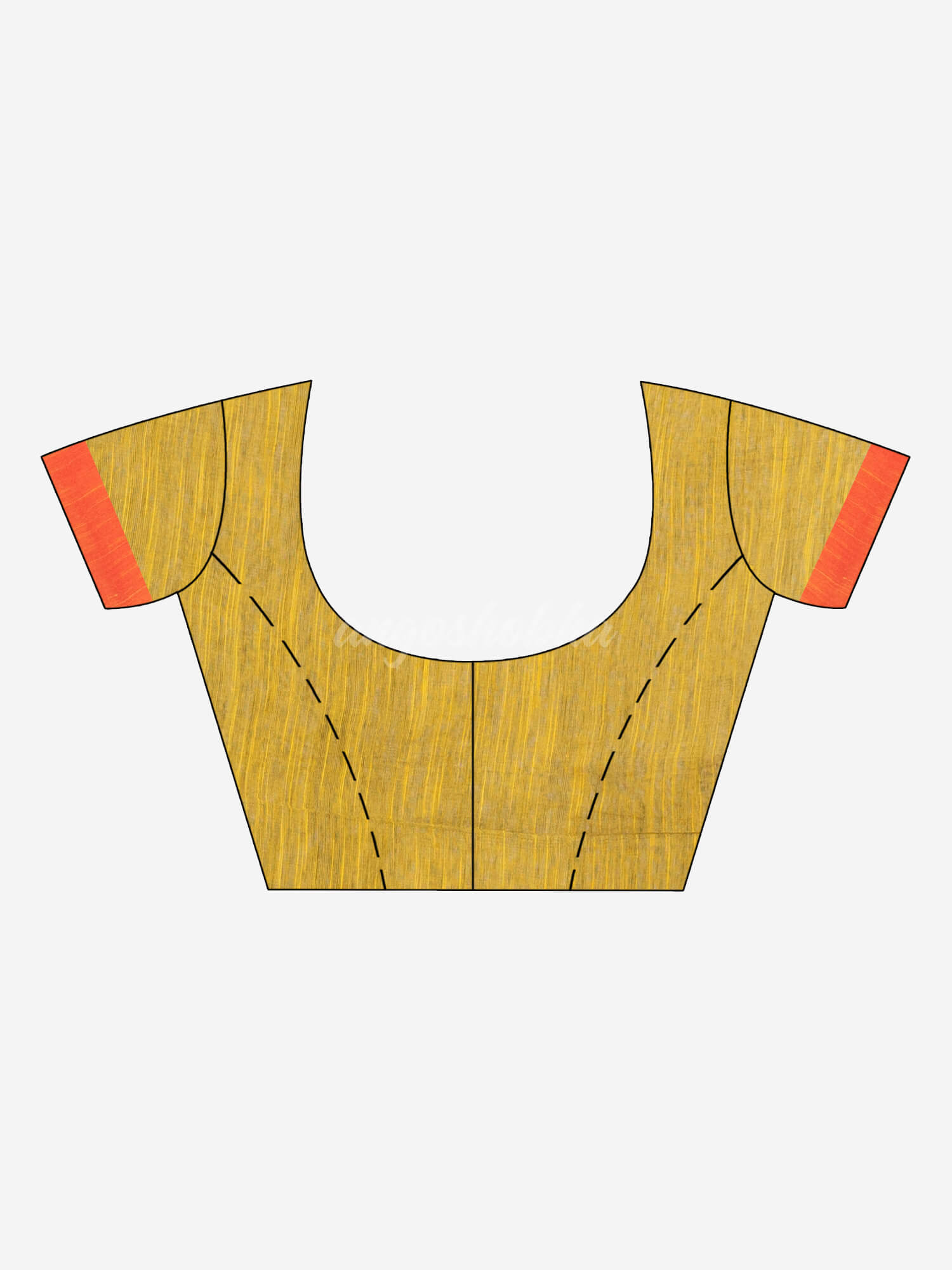 Black cotton blend all body buti with yellow pallu flower tree motive jamdani saree