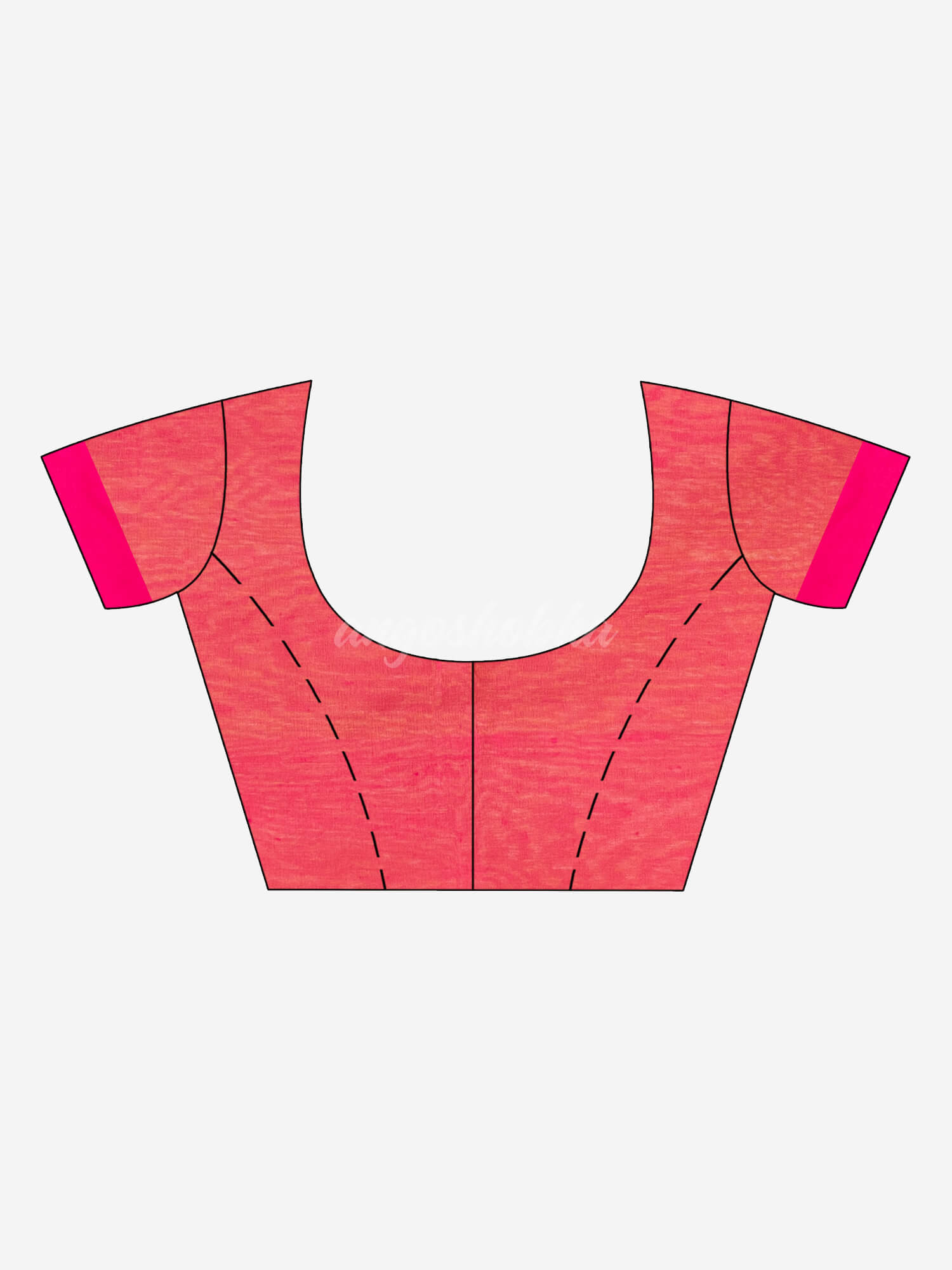 Yellow cotton blend all body boll motive with rani pallu jamdani saree