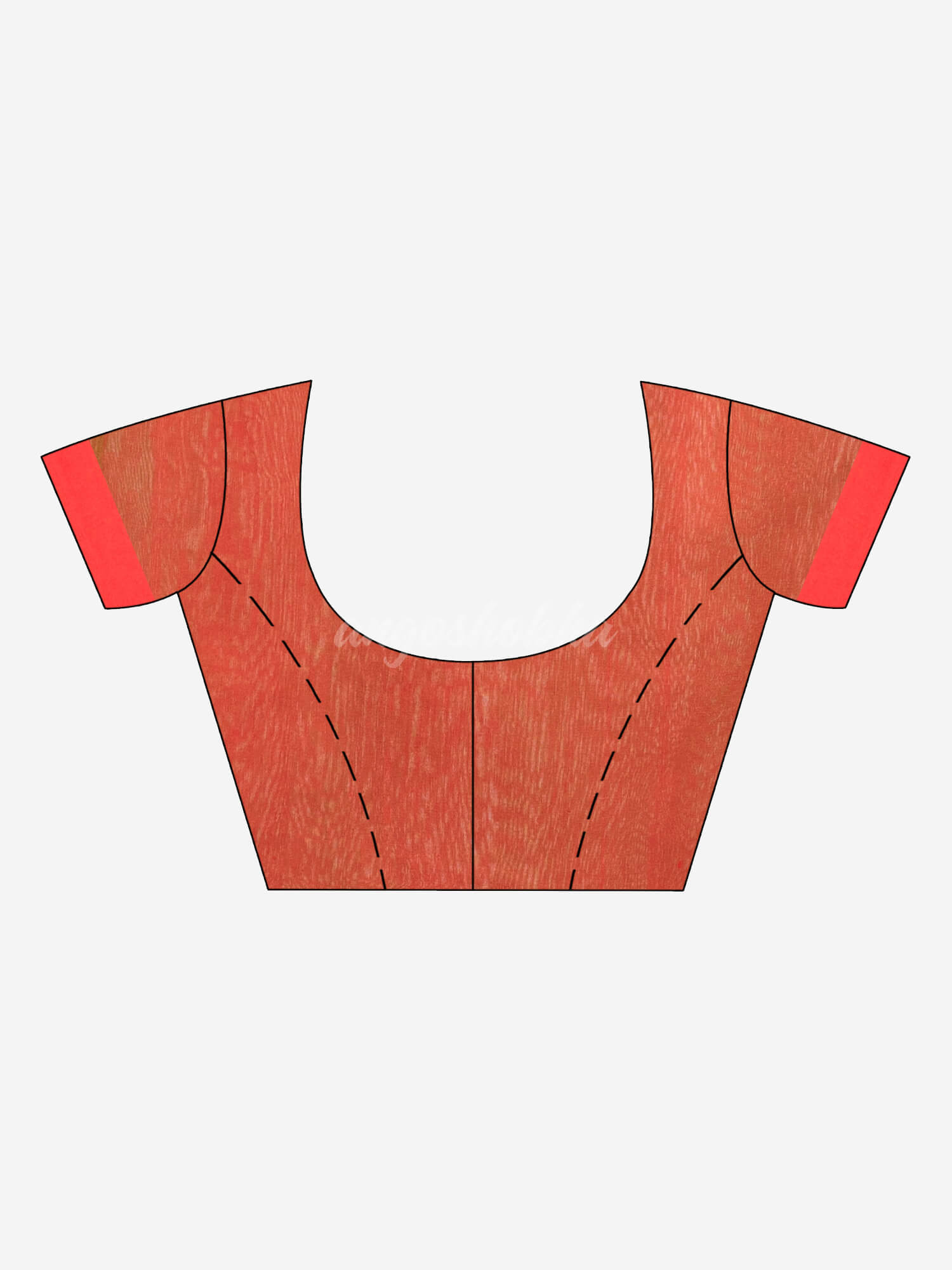 Venom green cotton blend all body noddle motive with red pallu jamdani saree