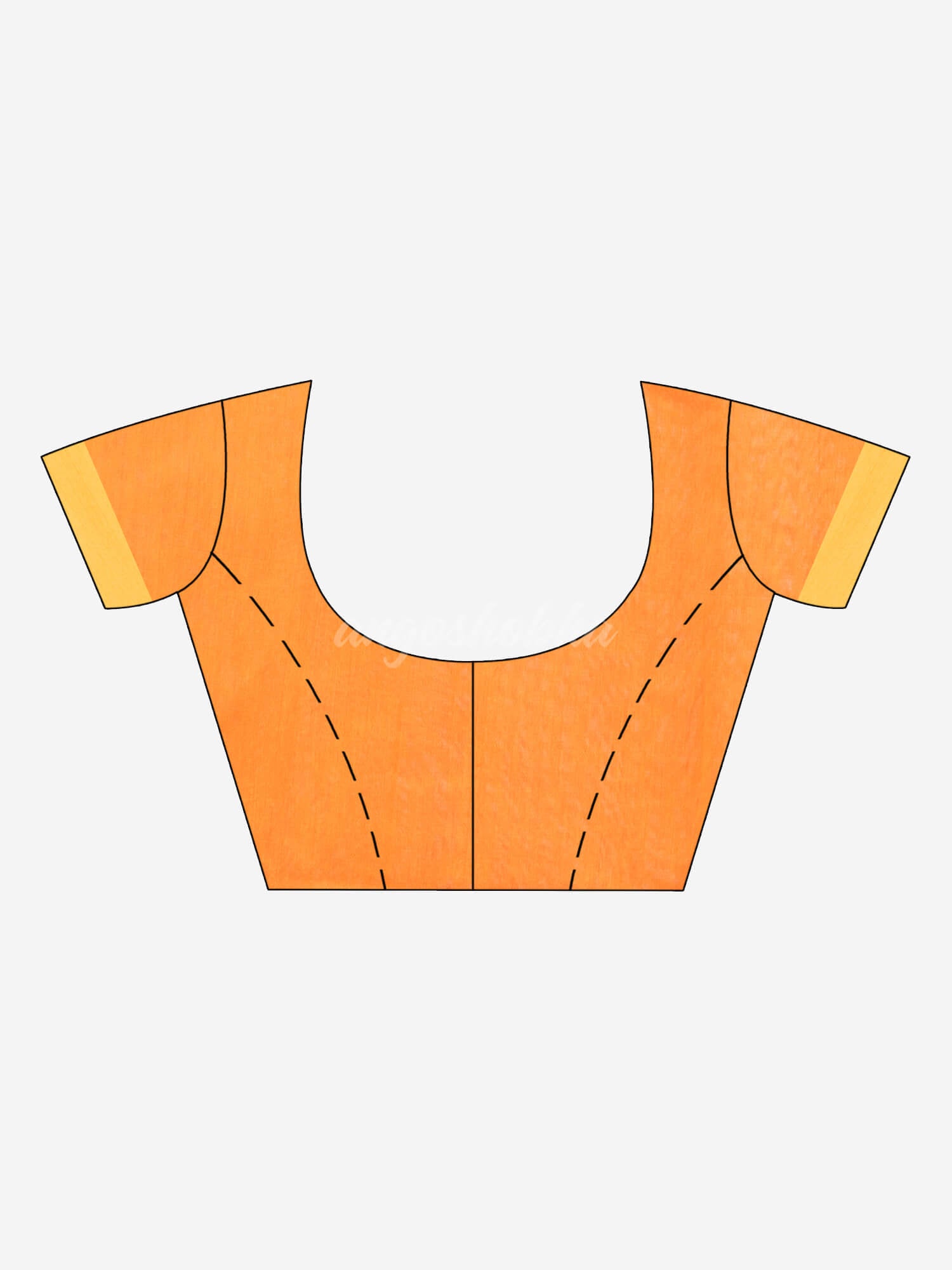 Red cotton blend all body noddle motive with yellow pallu jamdani saree