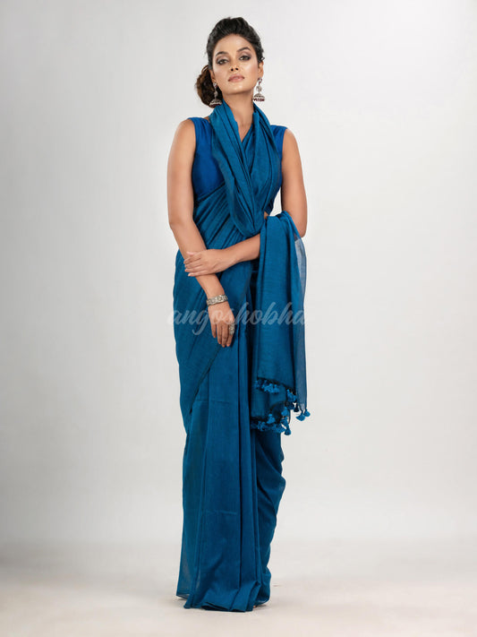 Tute cotton molmol handloom saree