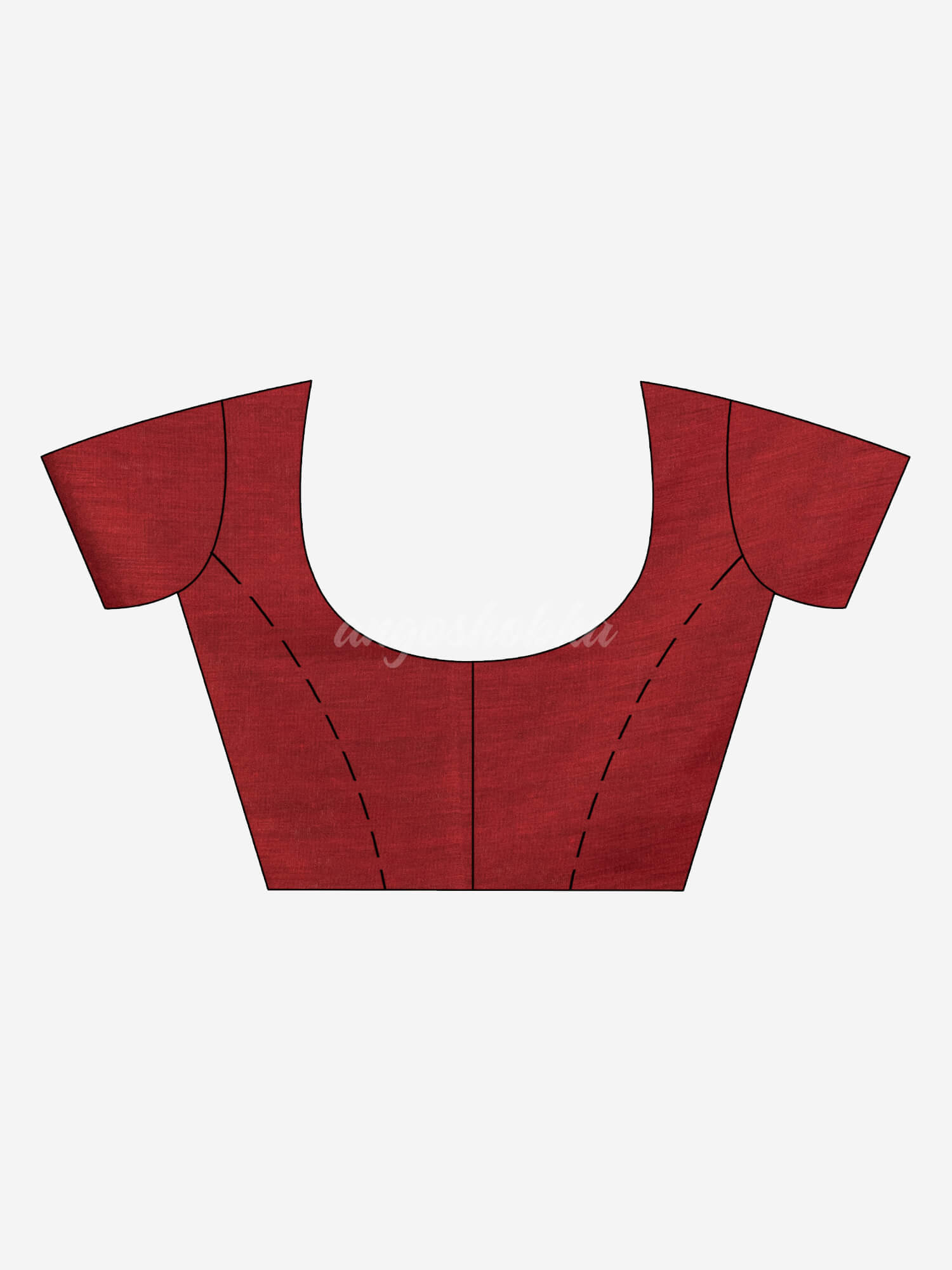 Red cotton molmol handloom saree