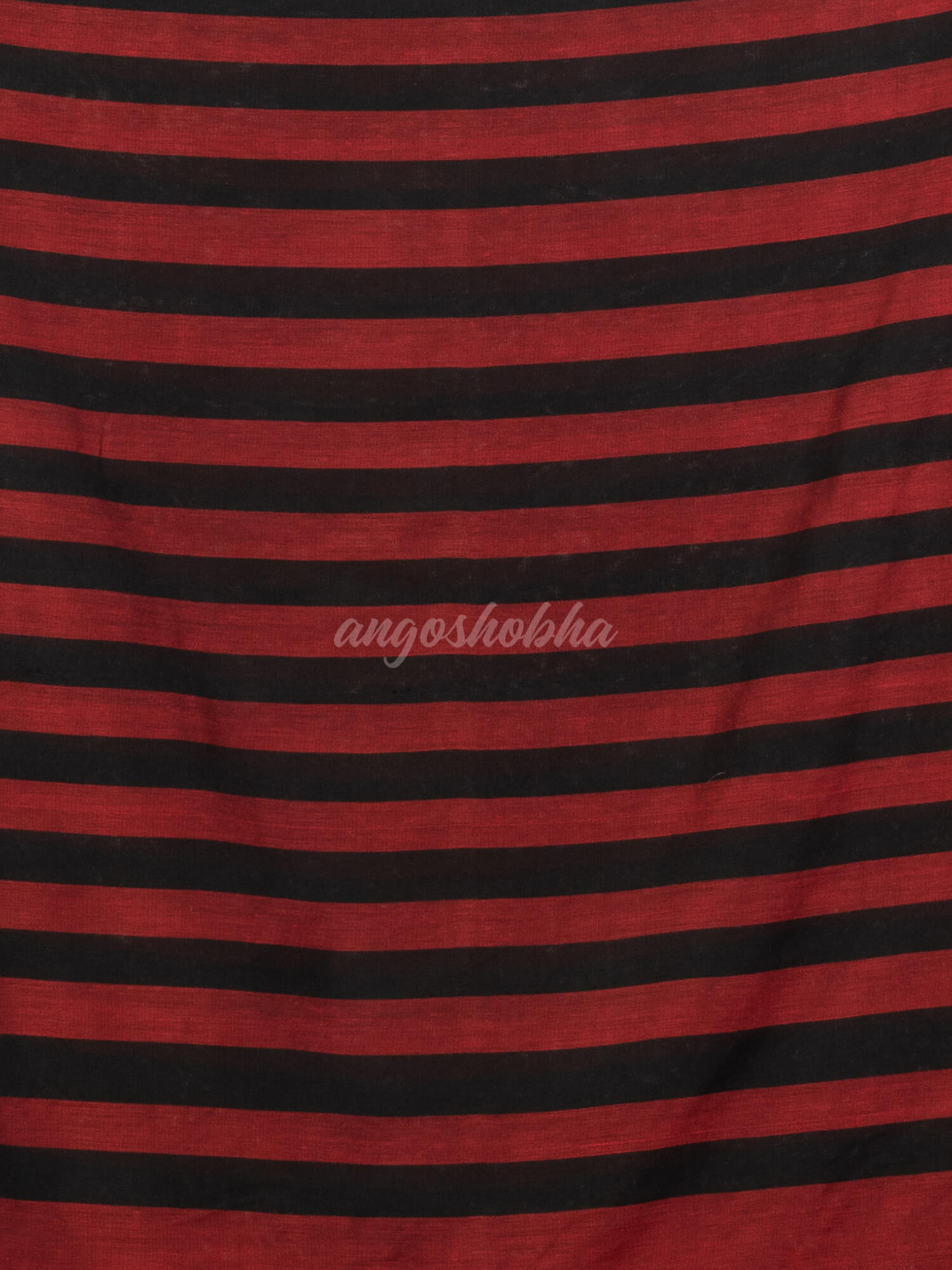 Red cotton molmol handloom saree