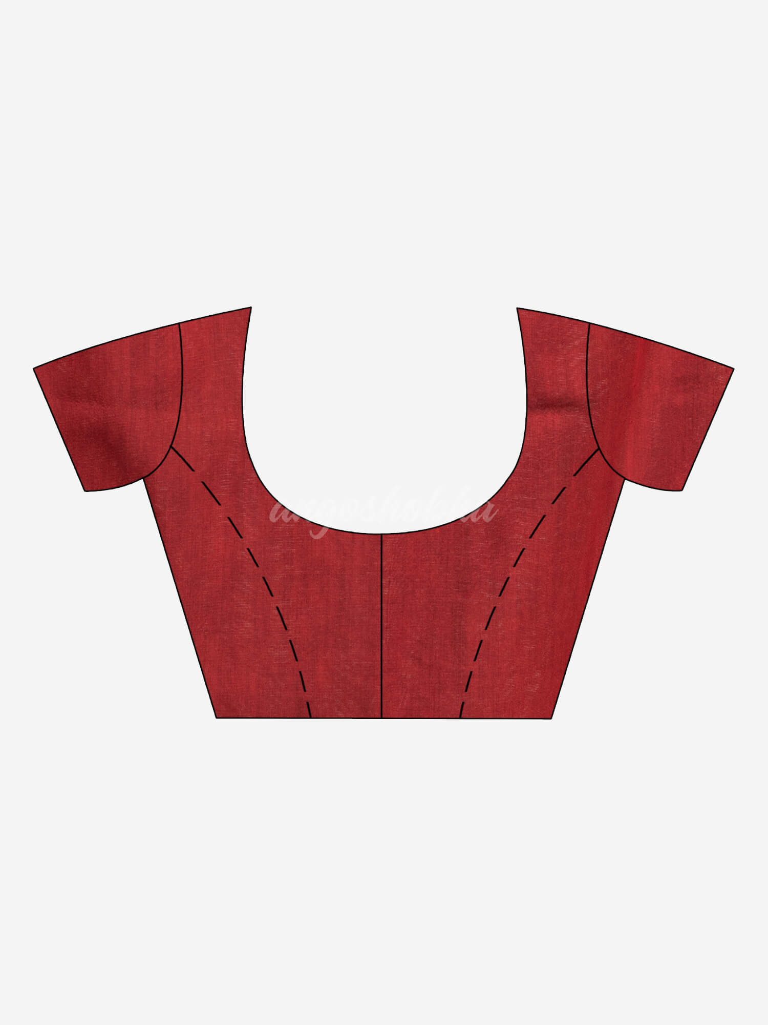 Red cotton molmol handloom saree