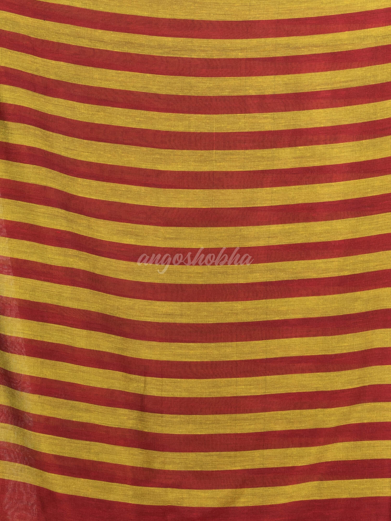 Red cotton molmol handloom saree