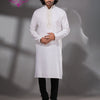 White Cotton Men's Punjabi