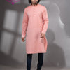Peach Cotton Men's Punjabi