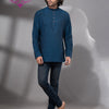 Indigo Blue Cotton Men's Kurta