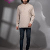Cream Cotton Men's Kurta