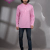 Blush Pink Cotton Men's Kurta