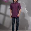 Plum Purple Cotton Men's Shirt