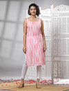 Pink Cotton Bengal Handwoven Kurti