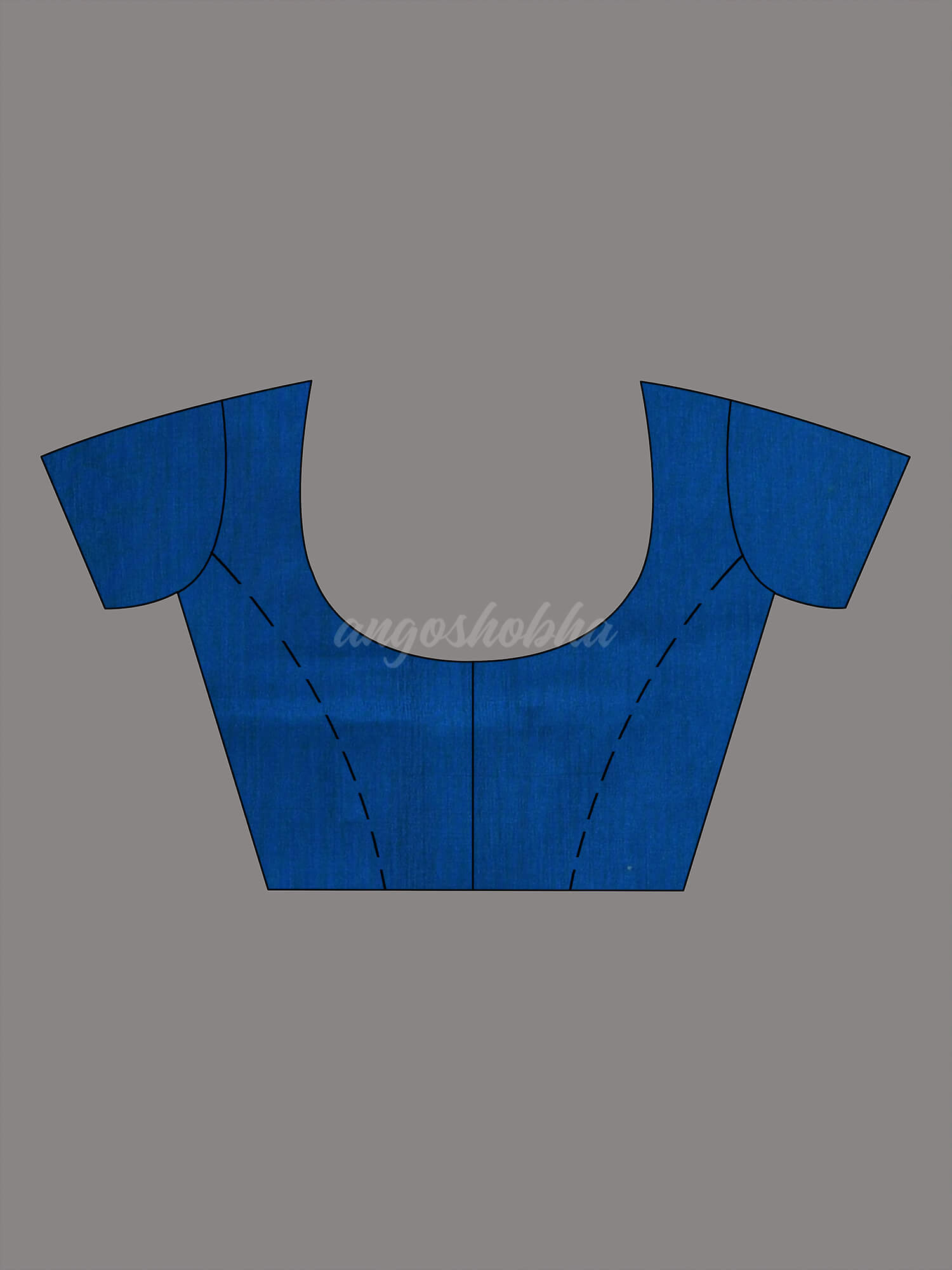 Black Cotton Blend With Turquoise Pallu Handloom Saree