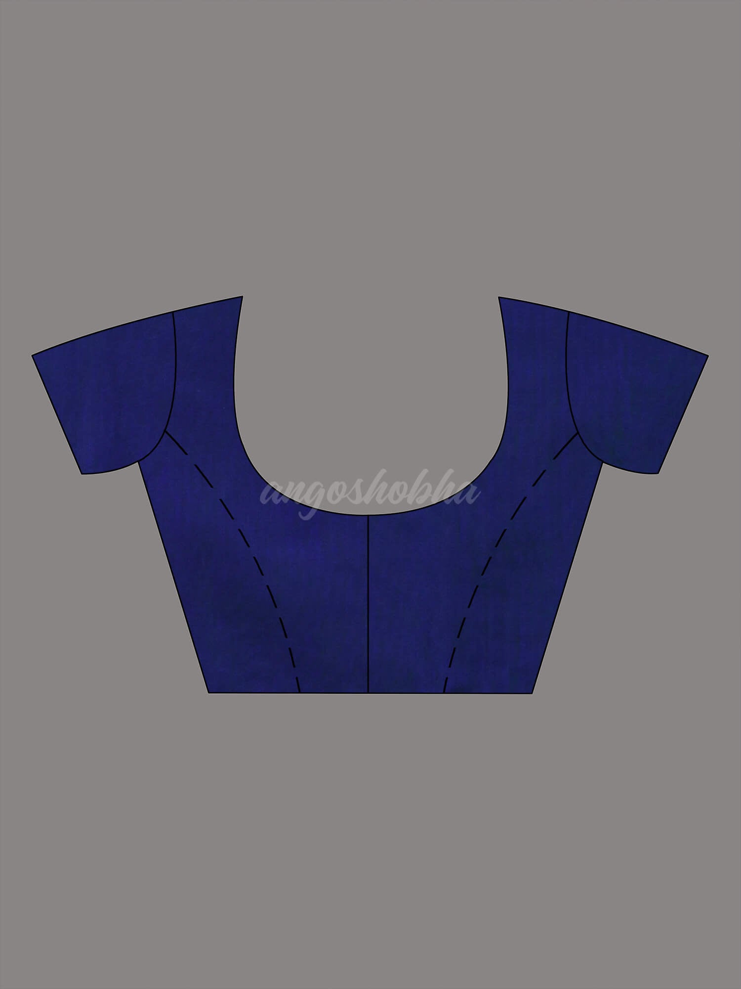 Green Cotton Blend With Blue Pallu Handloom Saree