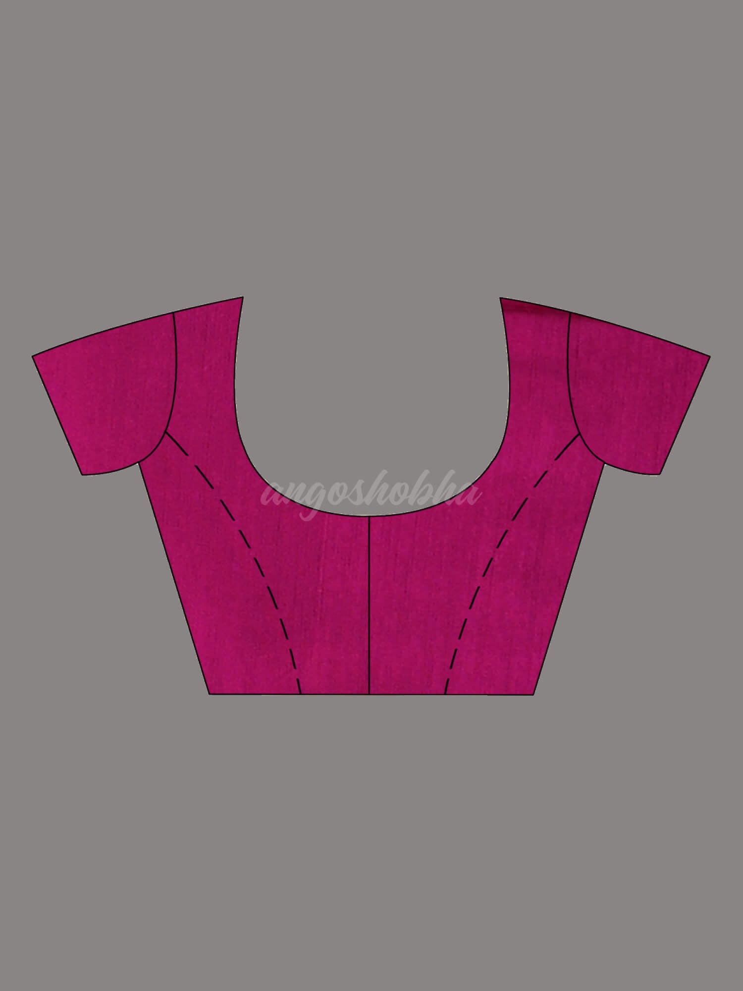 Orange Cotton Blend With Rani Pallu Handloom Saree