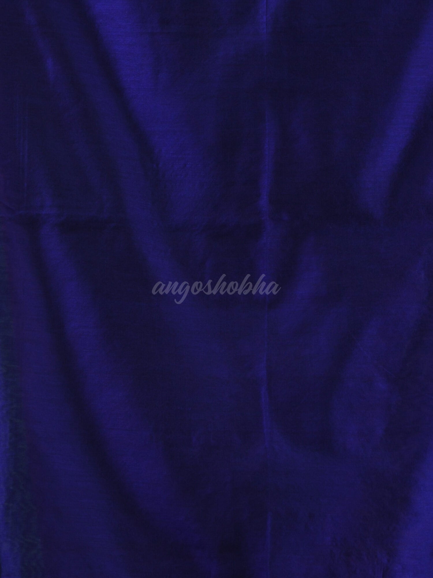 Rani Cotton Blend With Blue Pallu Handloom Saree