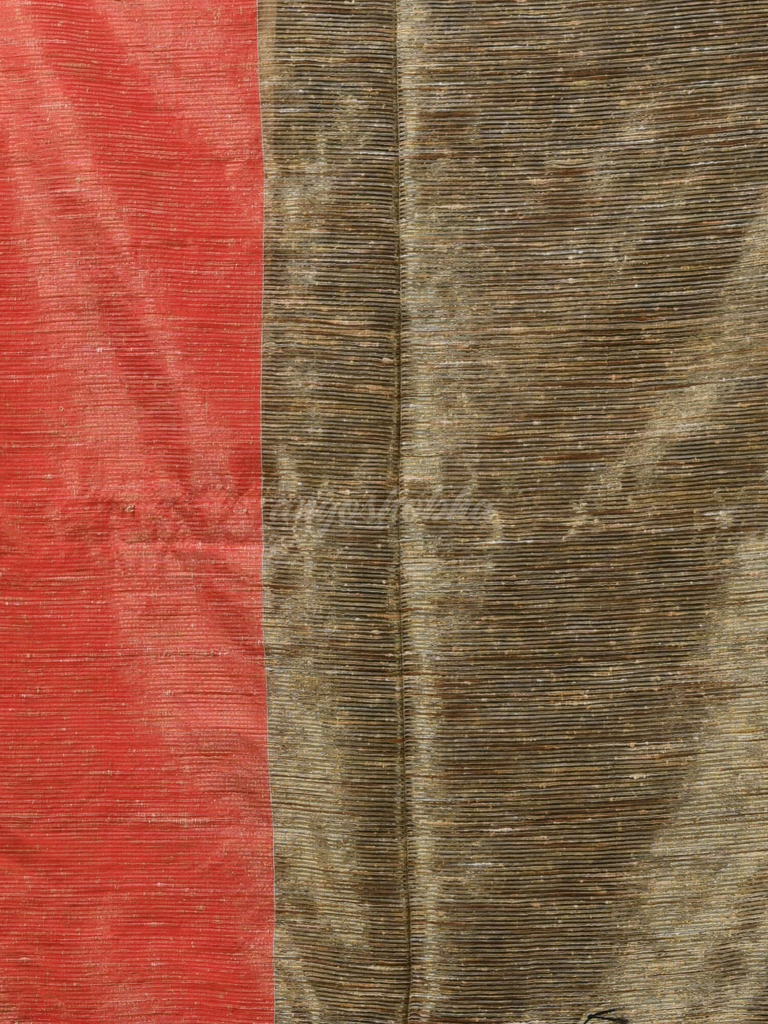 Black Cotton Blend Ganga Yamuna Border Handloom Saree