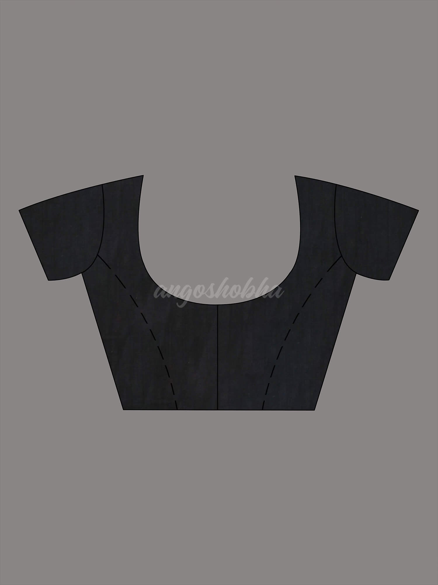 Black & White Cotton Srivari Handloom Saree