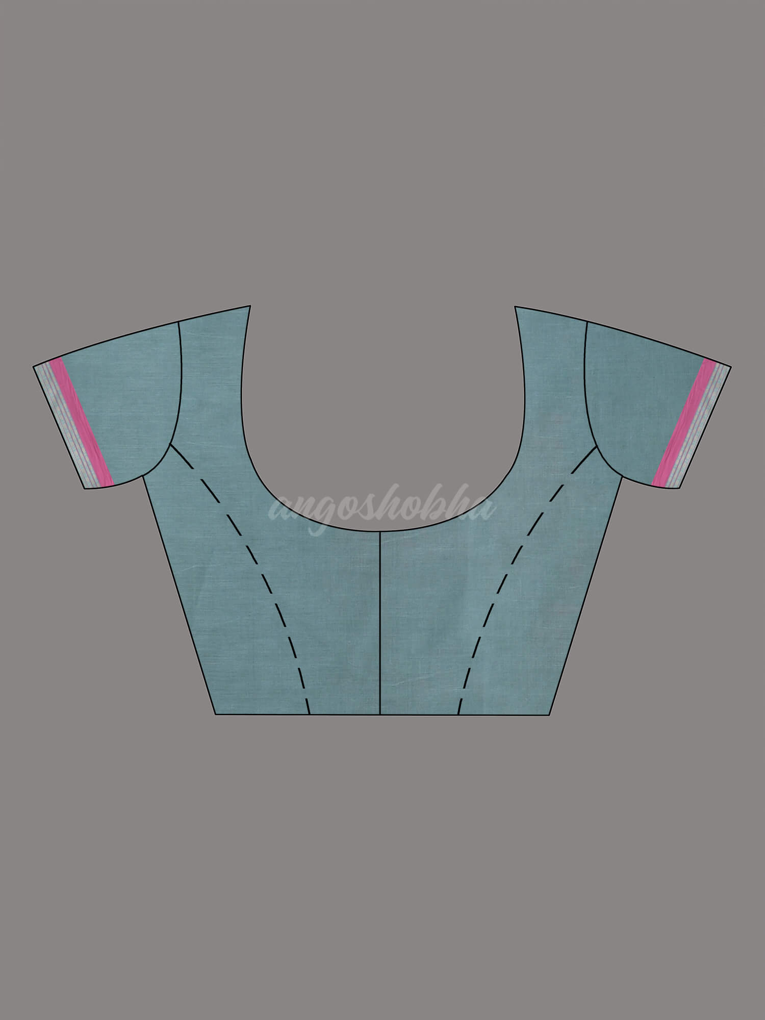 Jengle Green Cotton Jacquard Border Handloom Saree