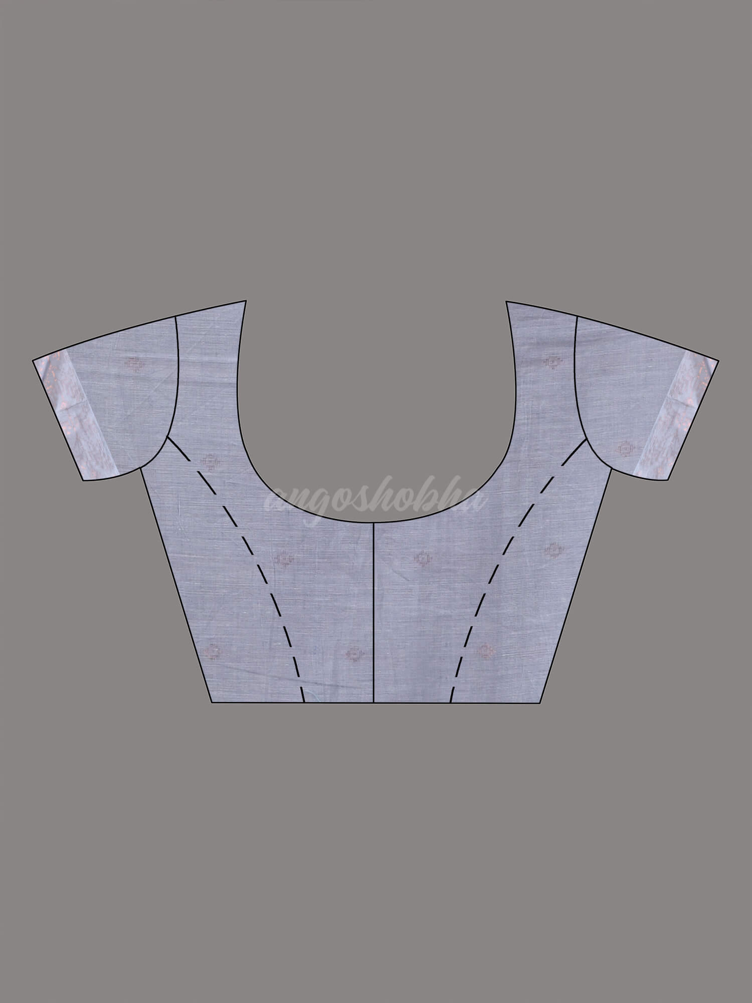 Silver Cotton Jacquard Border Handloom Saree