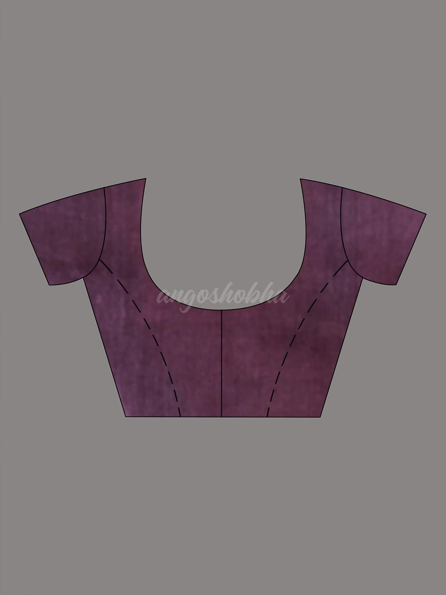 Violet Tussar All Body Zari Check Handwoven Saree