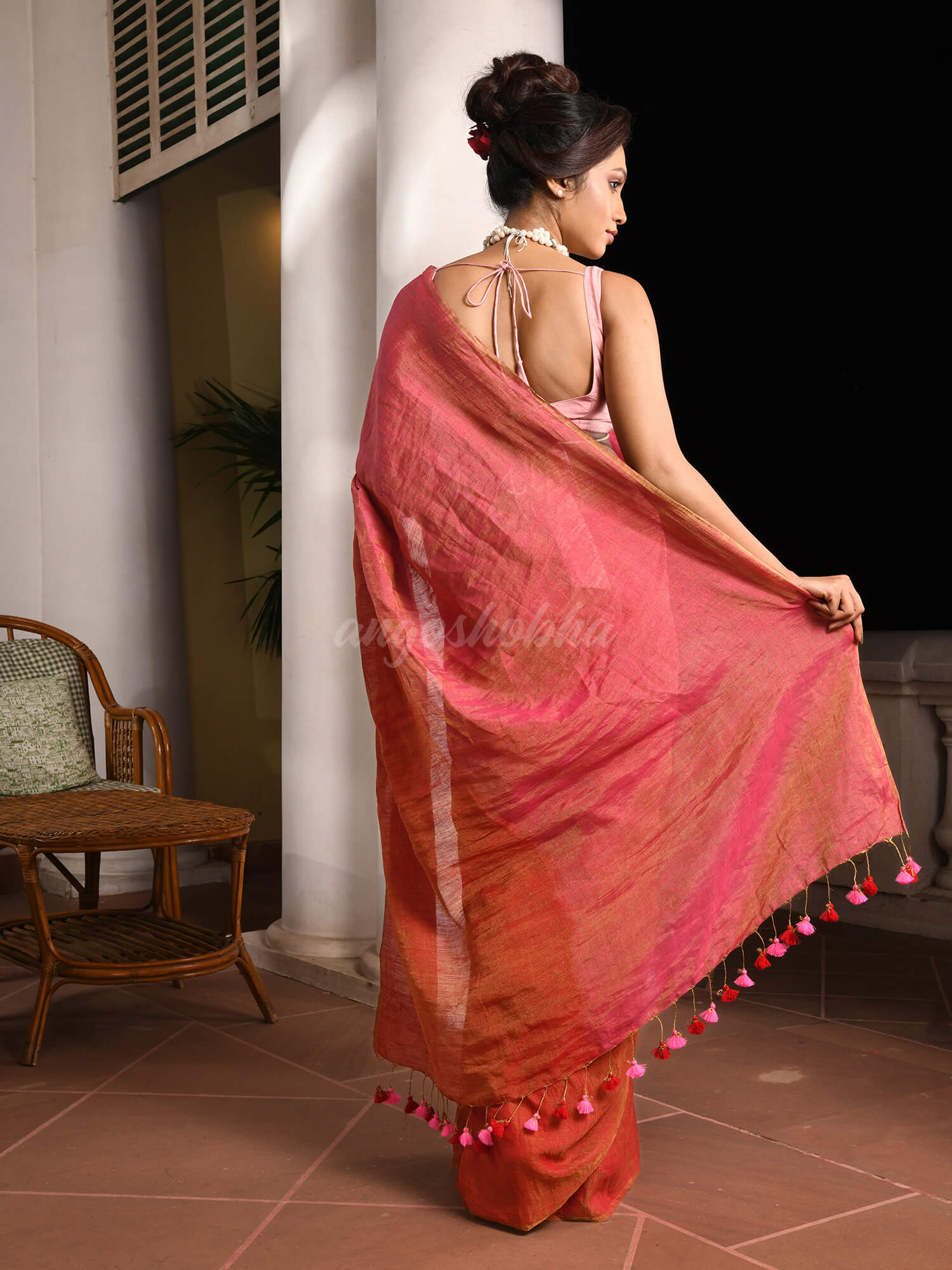 Explore timeless designs in tissue silk sarees 