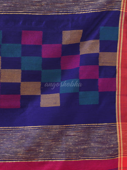 Fandango Pink Cotton Blend Handloom Saree