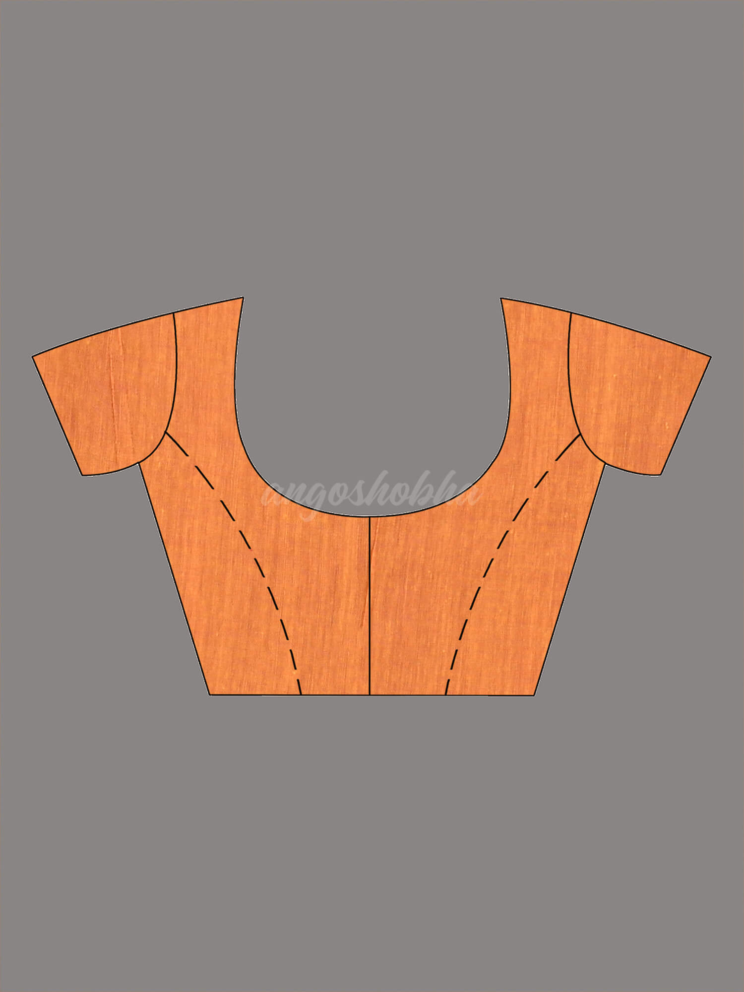 Rust  Cotton All Body Buti Handloom Saree