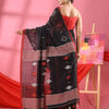 Black Cotton All Body Buti Handloom Saree