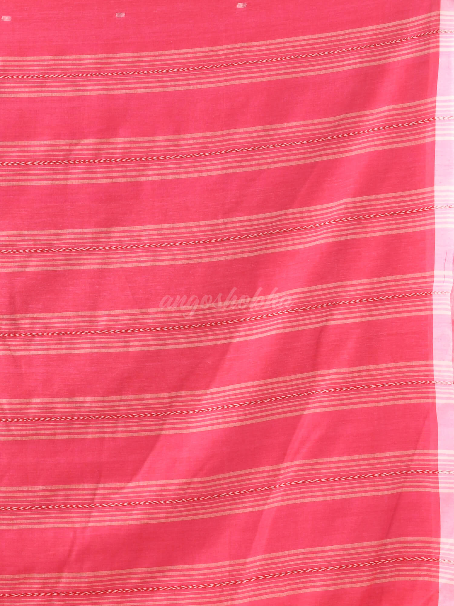 Light Pink Cotton All Body Buti Handloom Saree