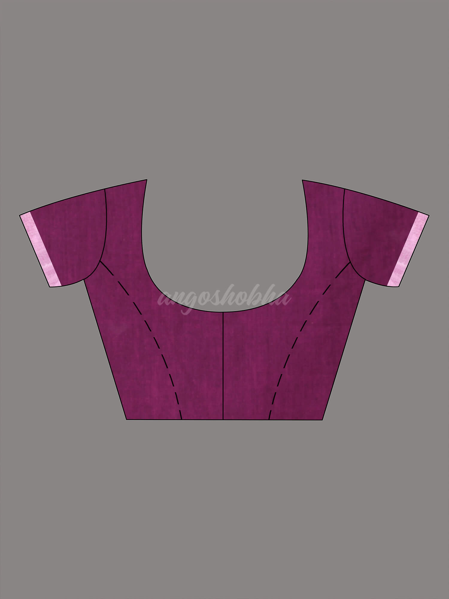 Purple Cotton All Body Love Buti Handloom Saree