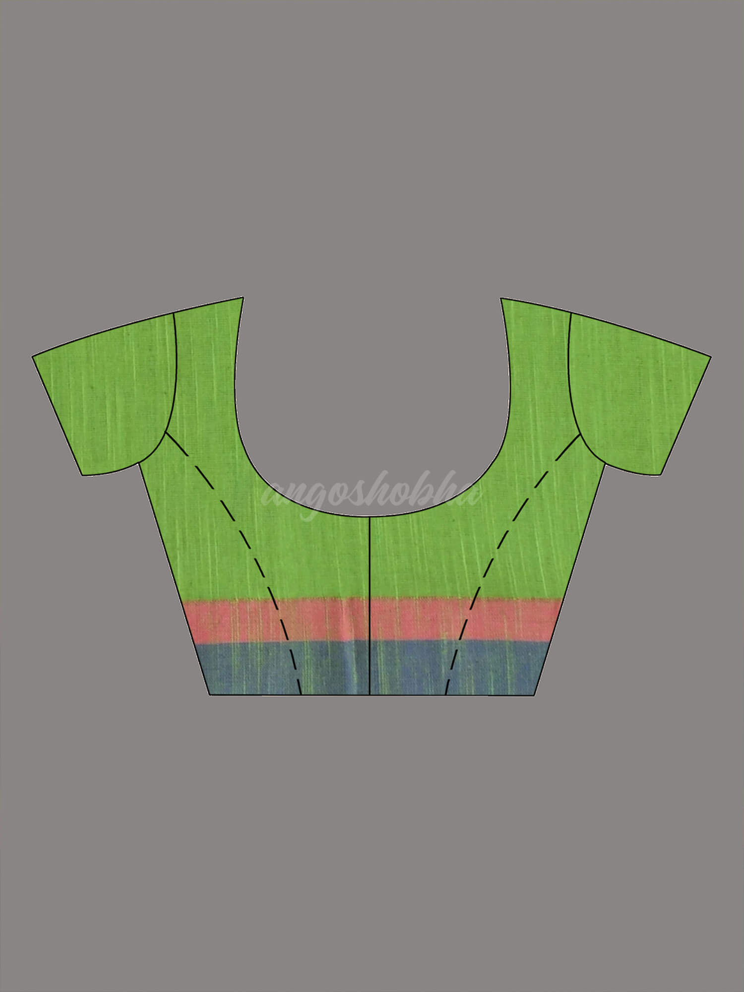 Green Cotton All Body Buti Handloom Saree