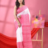 White Cotton Begumpuri Handloom Saree
