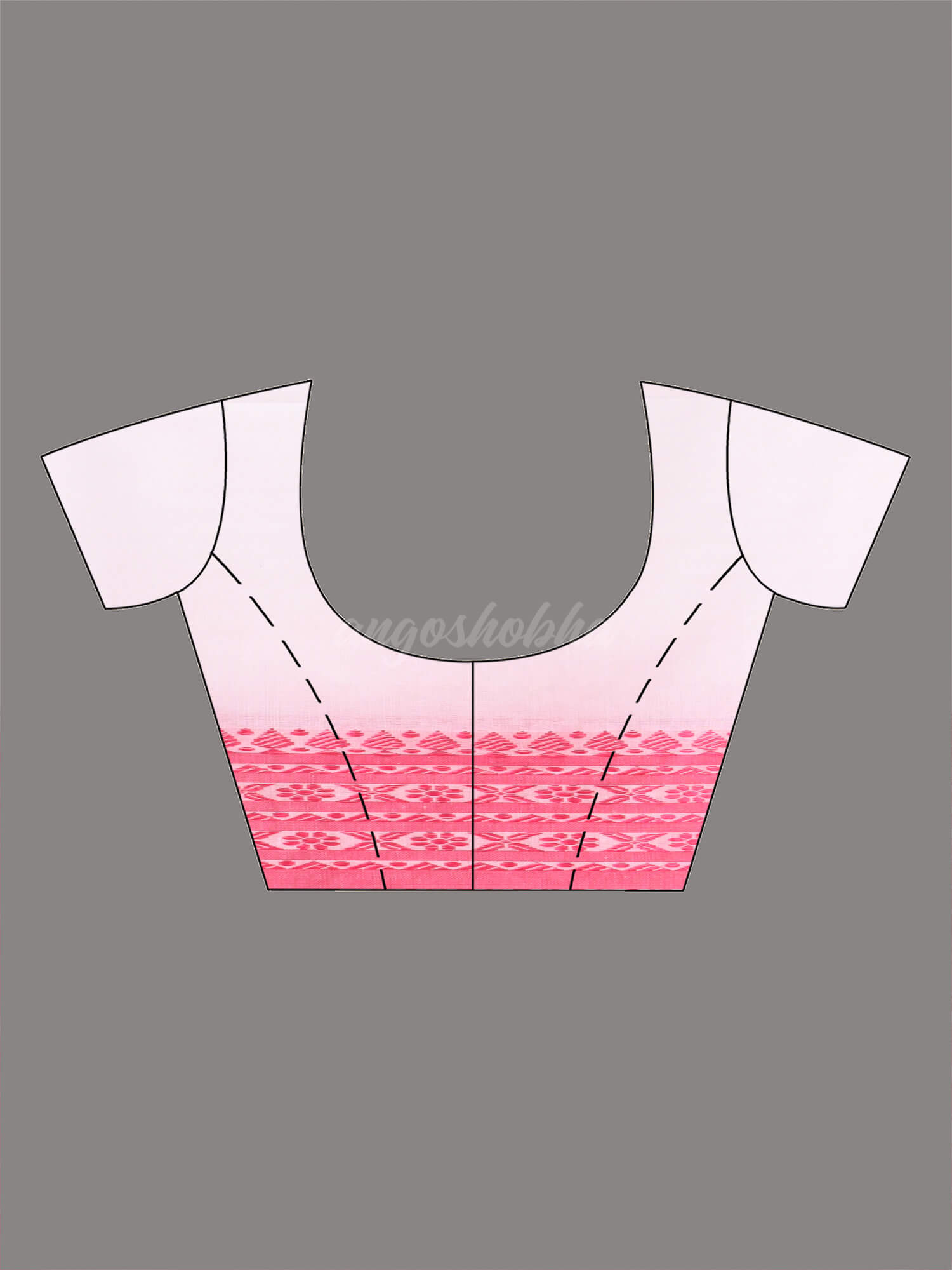 White Cotton Begumpuri Handloom Saree