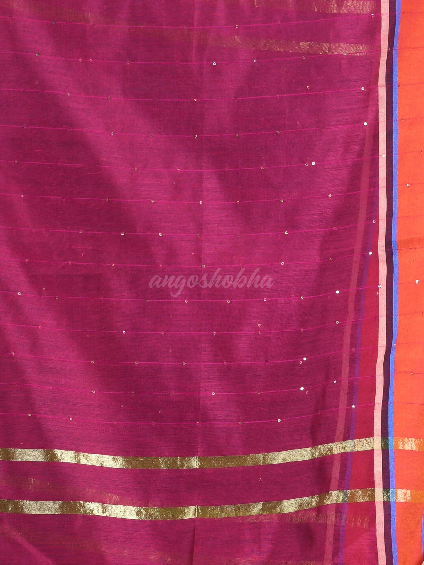 Tuequoise Cotton Blend Handloom Saree