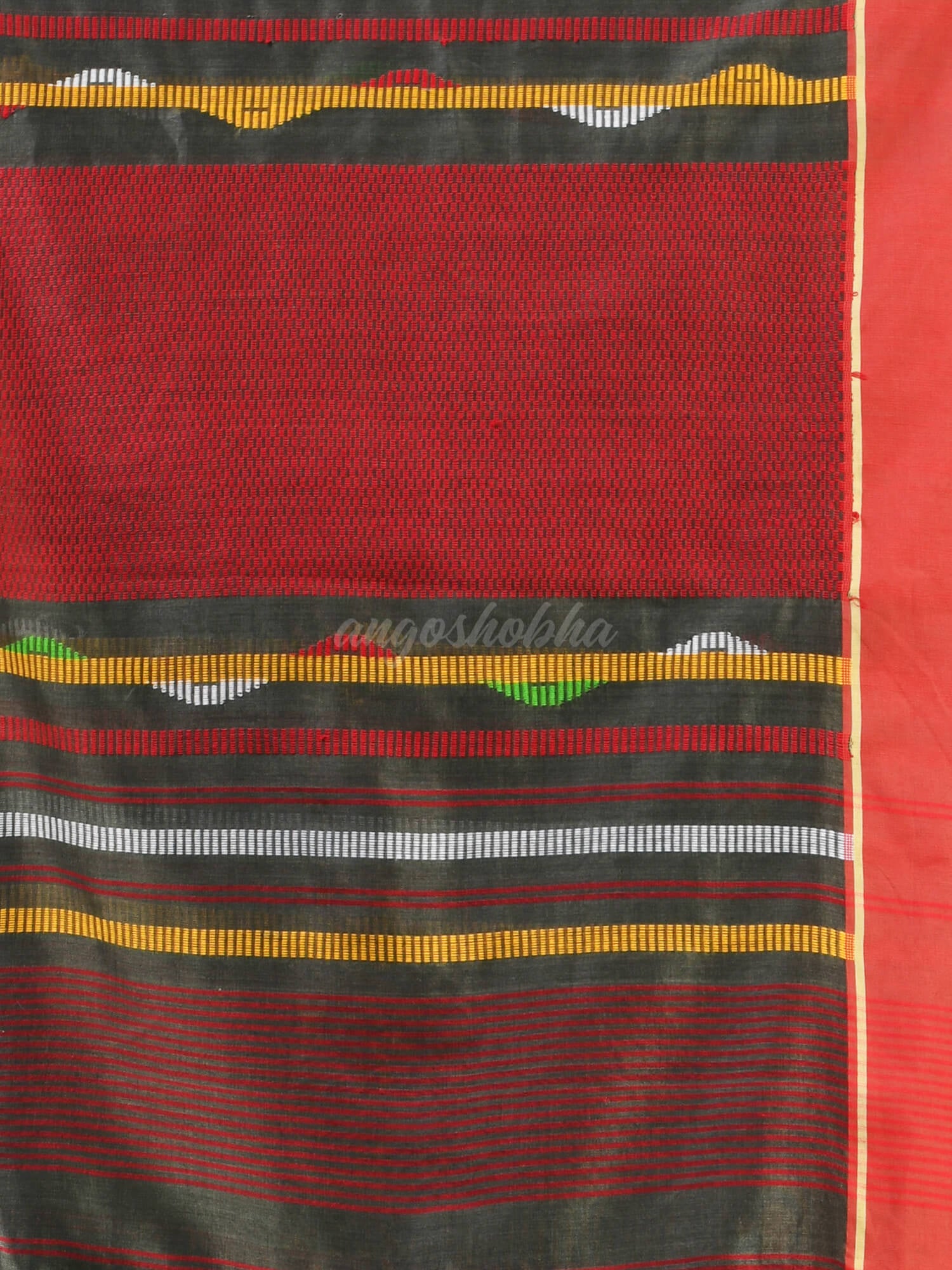 Stealth Grey  Cotton Handloom Saree