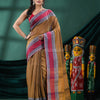 Mustard Cotton Handloom Saree