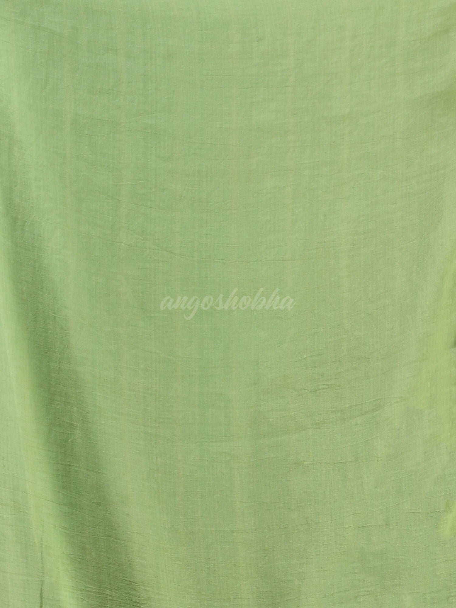 Green Cotton Handloom Saree