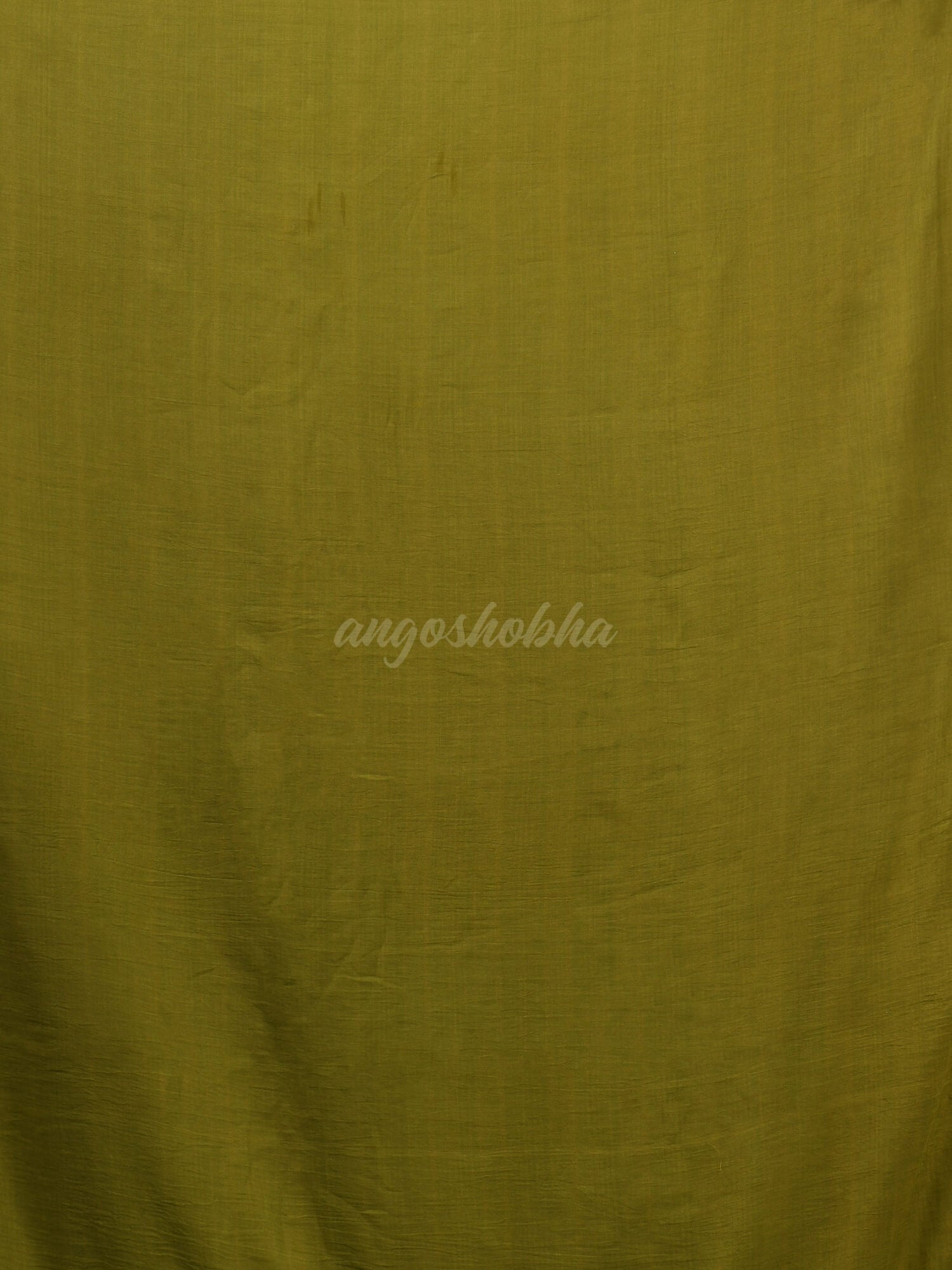 Pasta Green Cotton Handloom Saree