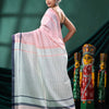 Baby Pink Cotton Handloom Saree