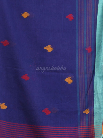 Maroon Cotton Handloom Saree