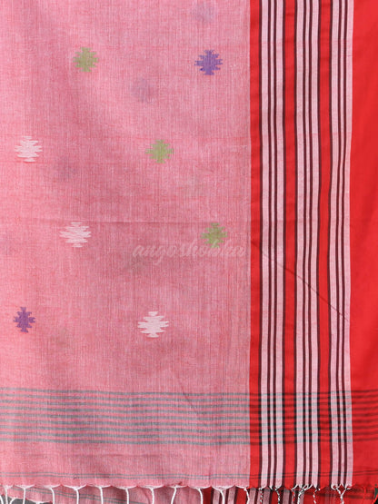 Grey Cotton Handloom Saree