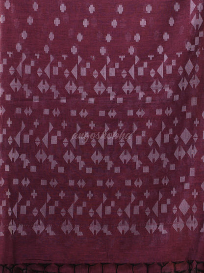 Dusty Pink Cotton Handloom Saree